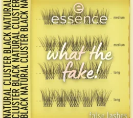 essence what the FAKE! false lashes 06 - natural cluster black 1g