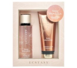 Ecstasy Set Sexy Vanilla Body Cream 236ml & Body Mist 250ml