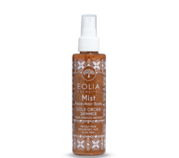 EOLIA BODY MIST SHIMMERING GREEN SUN KISSED BRONZER GOLD ORCHID 150ml