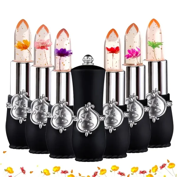 Long-Lasting Temperature-Activated Lipstick Set with Moisturizing Lip Balm