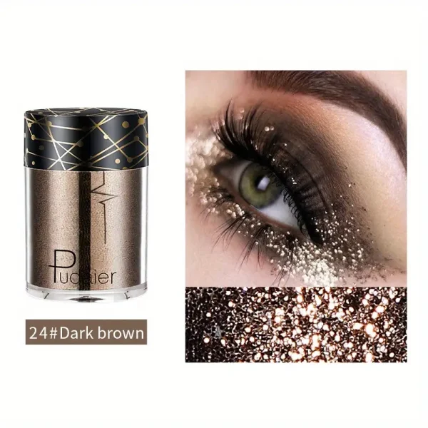 Sparkling Monochrome Eyeshadow Powder with Glitter24