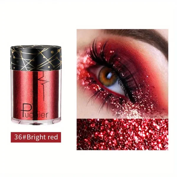 Sparkling Monochrome Eyeshadow Powder with Glitter36
