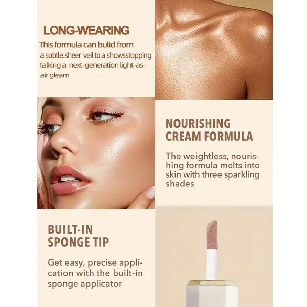 Waterproof Liquid Highlighter for Face and Body0