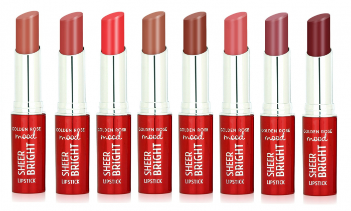 Golden Rose Mood Sheer Bright Lipstick