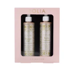 Eolia Cosmetics Gift Box Shower Gel Gold Orchid & Body Gel Scrub Gold Orchid