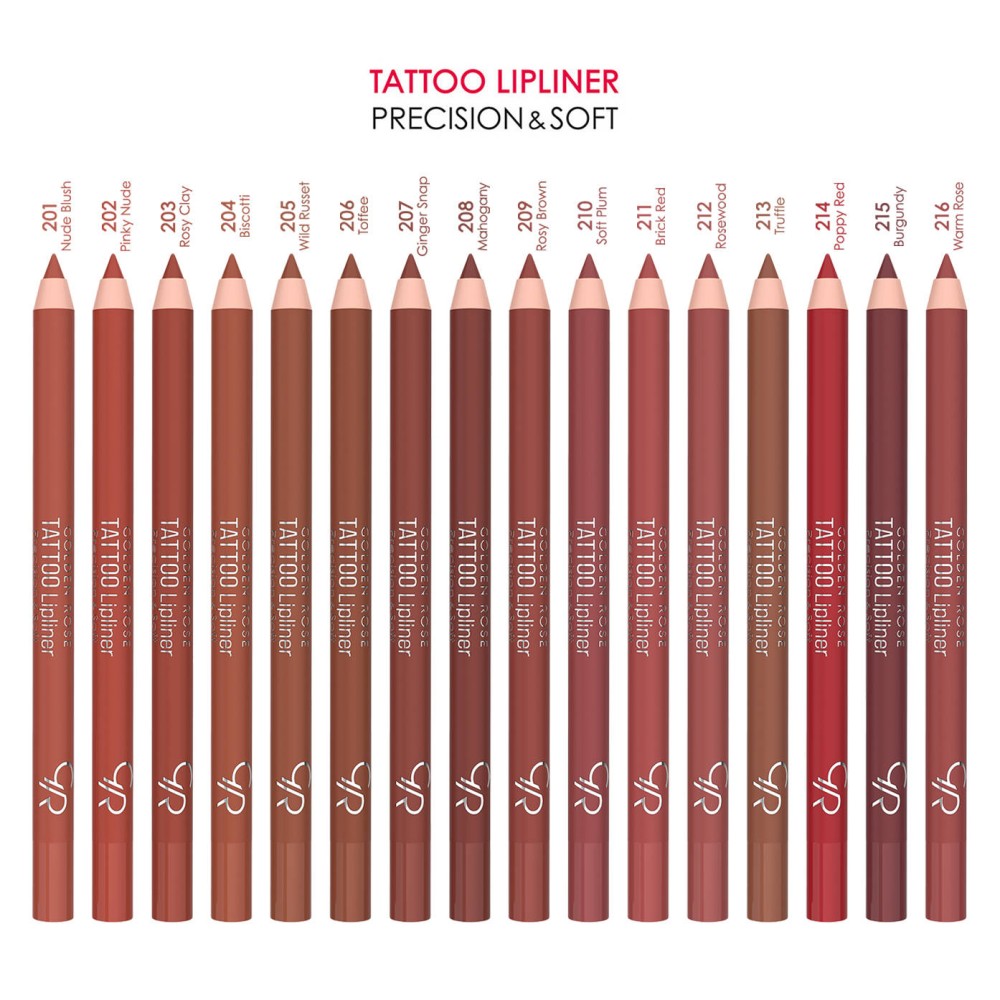 GOLDEN ROSE Tattoo Lipliner Precision & Soft
